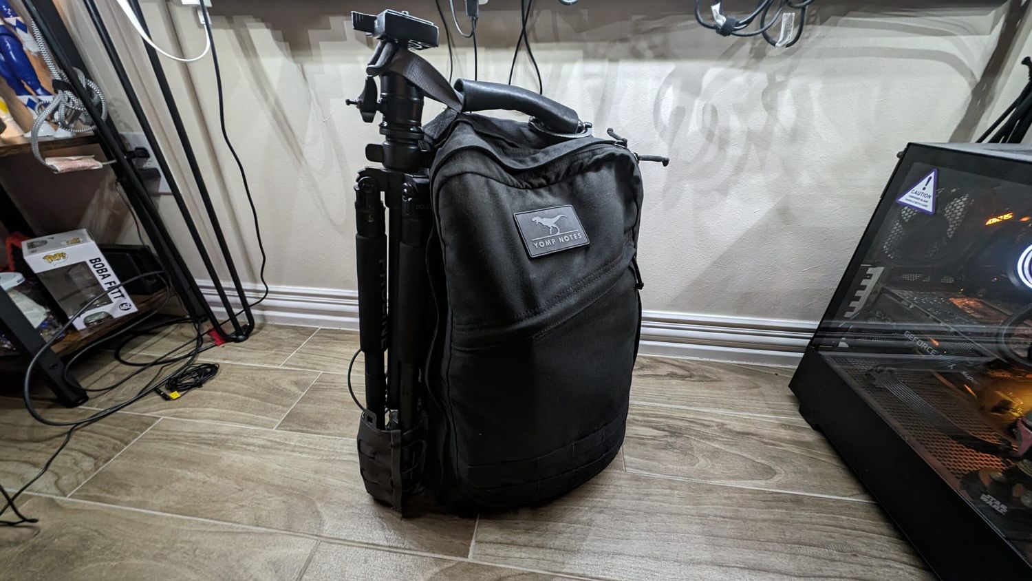 Photo of how my Goruck GR1 looks when I'm going to a video shoot.